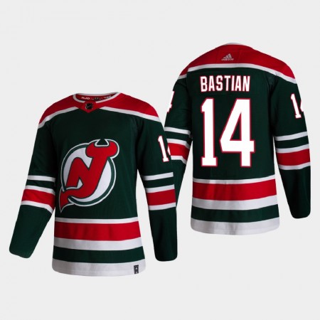 Pánské Hokejový Dres New Jersey Devils Dresy Nathan Bastian 14 2020-21 Reverse Retro Authentic